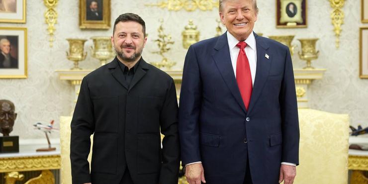 Володимир Зеленський та Дональд Трамп