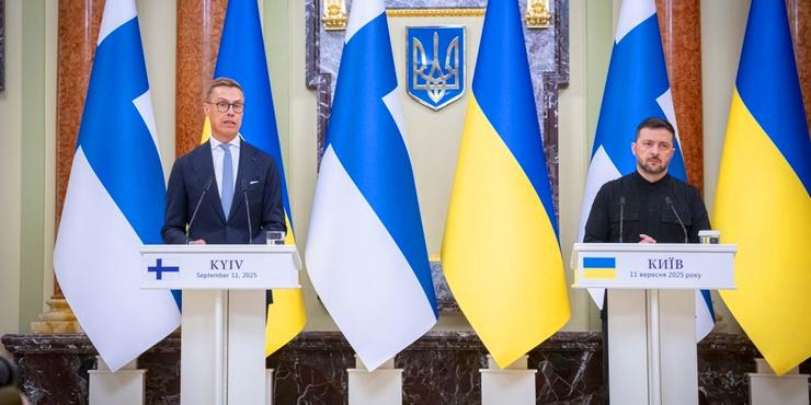 Президент Фінляндії Стубб у Києві: “Коли я наступного року повернуся до України, сподіваюся, буде мир і перемога”