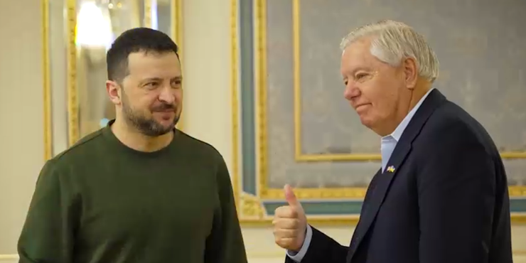 Зеленський розповів про результати зустрічі з сенатором Гремом під час його візиту до Києва
