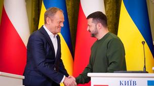 Дональд Туск та Володимир Зеленський