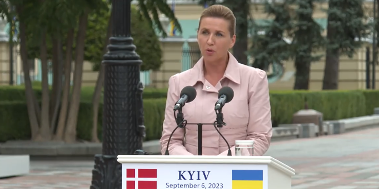Прем'єрка Данії, яка перебуває в Києві, прокоментувала ракетний удар РФ по Донеччині