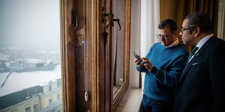 Голова МЗС Британії у Києві під час блекауту: Слів не вистачає