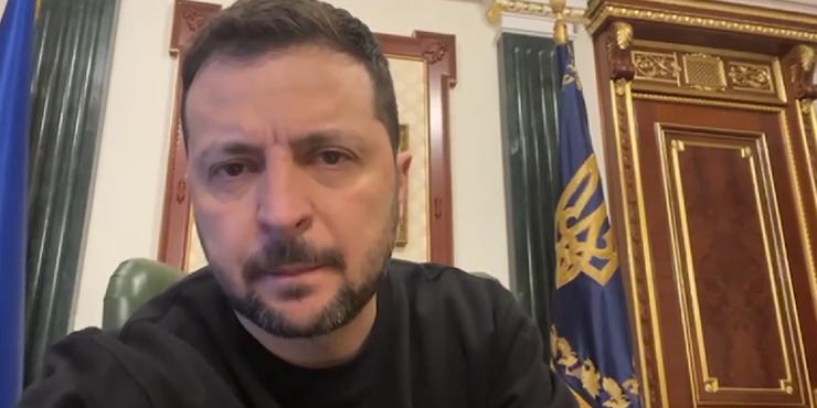 Зеленський про відео зі стратою полоненого: Це Росія, як вона є