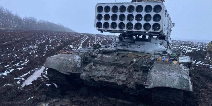 Російські десантники під Бахмутом отримали термобаричні системи ТОС-1