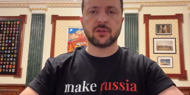 В МЗС РФ сталася істерика через напис на футболці президента Зеленського