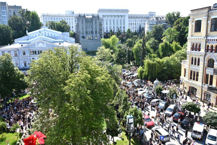 У Києві протестують проти відставки Федорова мітинг у Києві