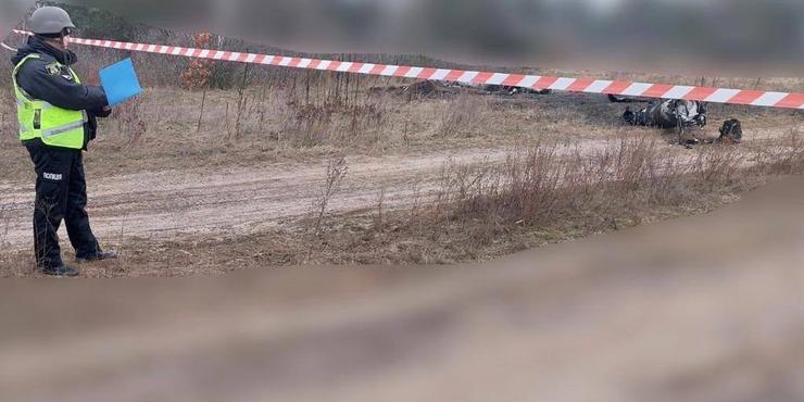 На Київщині одразу в кількох районах виявили уламки збитих ракет: поліція фіксує знахідки