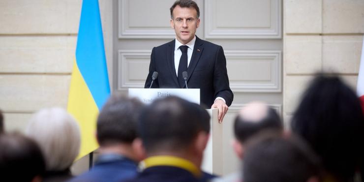Макрон закликав країни, які воюють з Іраном, не забувати про роль Росії у виробництві дронів
