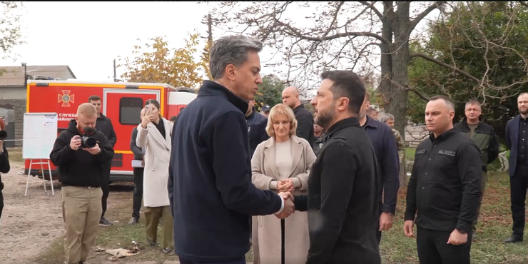 Володимир Зеленський та Ед Мілібенд