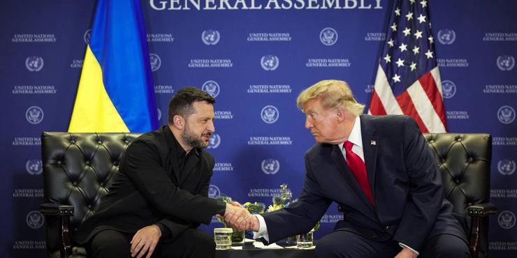 Володимир Зеленський та Дональд Трамп