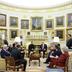 Президент України Володимир Зеленський і американський лідер Дональд Трамп в Овальному кабінеті