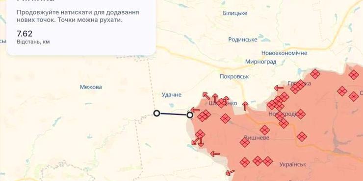 Окупантам залишилося щонайменше 8 км до адмінкордону Дніпропетровщини, — карта DeepState