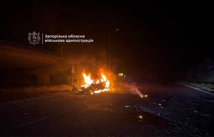 Удар по мосту у Запоріжжі Удар по мосту у Запоріжжі