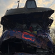 Зіткнення поїзда з автокраном
