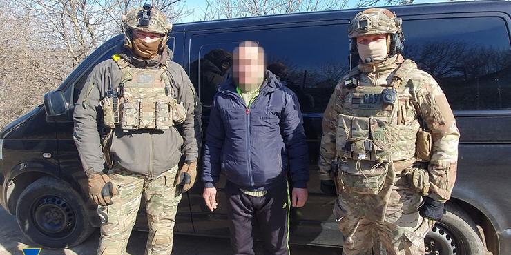 СБУ затримала пособника РФ, який намагався втекти з Херсона до Придністров’я