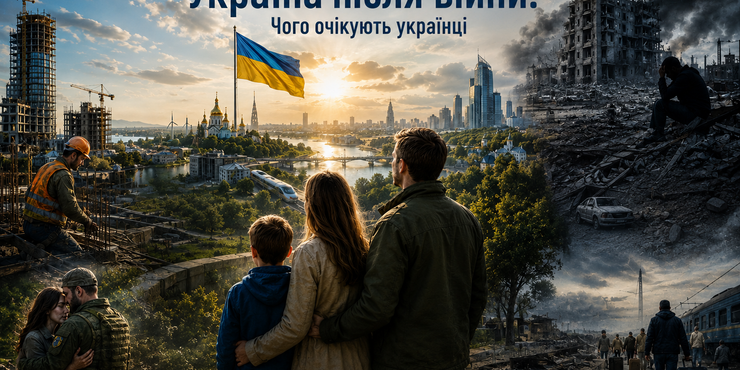 Україна після війни: сподівання, відбудова, ризик корупції, повернення ветеранів, демографія. Чого очікують українці