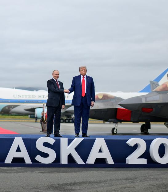 Президент США Дональд Трамп і російський диктатор Володимир Путін