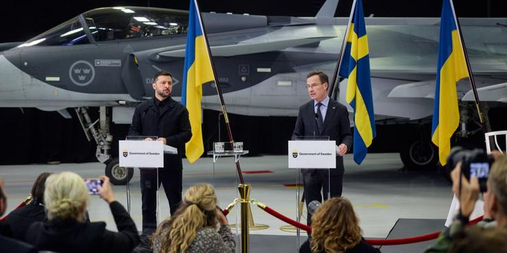 Україна домовилася зі Швецією про закупівлю до 150 винищувачів Gripen для Повітряних Сил ЗСУ