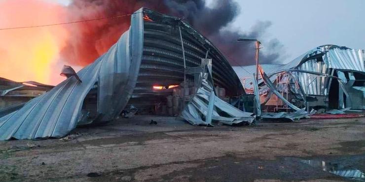 Росіяни знову обстріляли термінал із зерном на Одещині: є постраждалі 