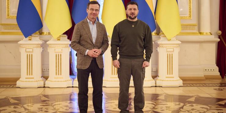 Прем'єр-міністр Швеції в Києві повідомив про надання Україні 1,2 млрд євро